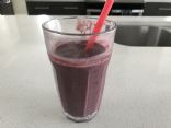 Wild berry coconut smoothie