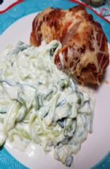 Zoodle Alfredo Keto