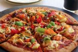 Zucchini-Bell Pepper Pizza