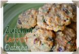 Zucchini-carrot oatmeal cookies