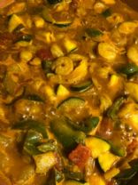 Spiced shrimp and vegetable stew