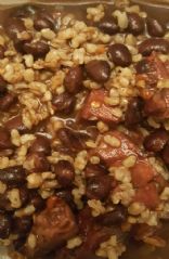 Cajun Black Beans & Rice with ham