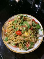 AVOCADO PESTO WITH TOMATOES FOR PASTA