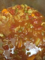 Low calorie cabbage vegetable soup