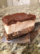 Dark chocolate nutty squares 