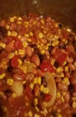 Meatless taco soup