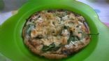 chicken & spinach in white sauce pizza