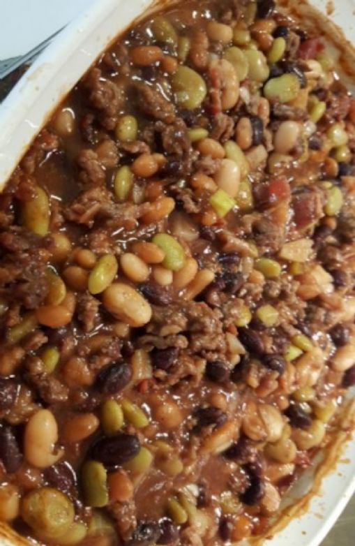 Bonnie's Calico Beans Recipe | SparkRecipes