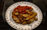 Baked Chicken and Baby Potatoes with Tomatoes