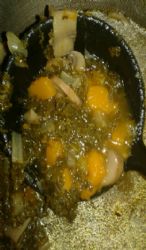 Mushroom kale squash soup