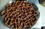 Dark chocolate pretzels