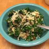 Kale quinoa chicken lemon salad