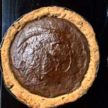 Chocolate Pumpkin Quiche with Whole Wheat and Quinoa Crust