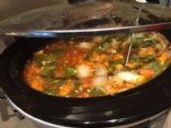 ground pork and vegetable soup
