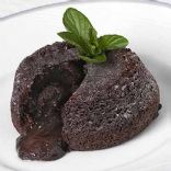 Low(er) Calorie Chocolate Lava Muffin
