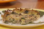 Mushroom & Spinach Quiche with Potato Crust
