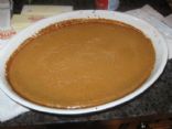 Crustless low sugar pumpkin pie