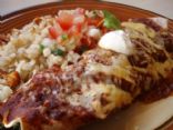 Chicken & Spinach Enchiladas with Traditional Enchilada Sauce