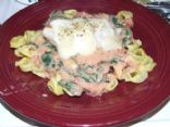 Chicken and Tortellini with Creamy Tomato Sauce