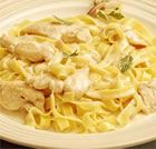 Chicken Alfredo with Fettuccini Noodles