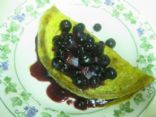 Vanilla Blueberry Omelet