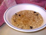 Quick Cinnamon Raisin Oatmeal