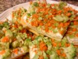 Broccoli and Carrot Squares