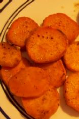 Spicy Baked Sweet Potato Rounds