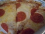 Homemade Pepperoni Pizza