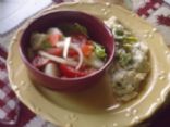 Buttery Broc Fettachini W/Side Salad
