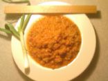 Curried Masoor Dahl (red lentils)