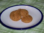 PB2 Chocolate Chip Cookies (sugar free)