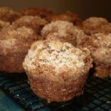 banana crumb muffins