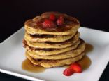 Whole Wheat Applesauce Pancakes (made with yogurt)