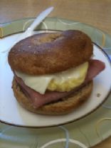 Bagel Breakfast Sandwich - Ham