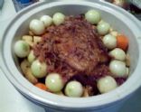 Crock Pot Roast Beef w/Root Vegetables and Chianti