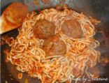 Meatless Meatballs and Shirataki Noodles