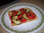 Zucchini & tomato tart