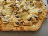 Gruyere and Mushroom Pizza