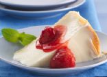 Light Italian Cream Pie with Strawberry Sauce 