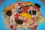 Summer Squash, Shrimp and Pasta