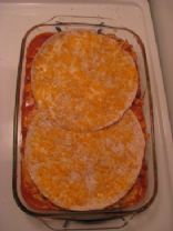 Melissa's Modified Taco Lasagna