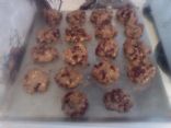oatmeal carob cRaisin cookies