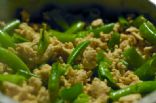 Ground Turkey with Snow Peas 