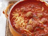 Spaghetti and meatball stoup 