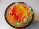 Zesty Chopped Salad with Tuna
