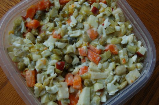 Quick Quick Fake Polish Salad Recipe Sparkrecipes