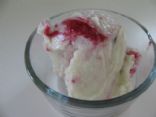Goat Milk Mint Chocolate chip Raspberry Swirl Ice Cream