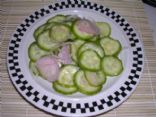 Cucumber and Shallot Salad