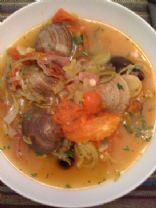 Clam and Mussel Stew with Capocollo and Vesuvius Tomatoes